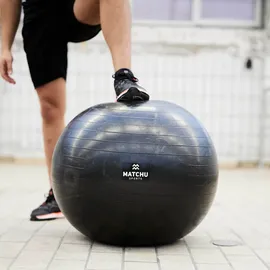 Matchu Sports - - Ø Yogaball Schwarz