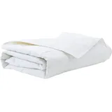 vidaXL Sommerdecke Weiß 140 x 220 cm Feder - Weiß