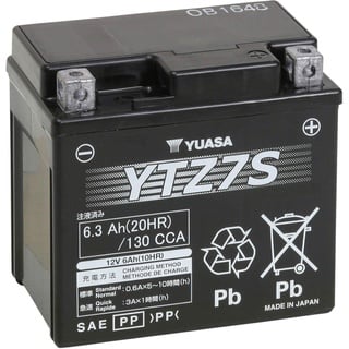 Batteria Yuasa YTZ7S originale Yamaha 5TJ821000100 Misure 113 x 70 x 105 mm