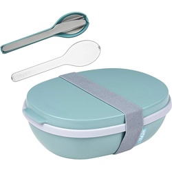 Mepal Lunchbox Duo mit Besteck Ellipse, Lunchbox, Grün