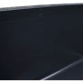 kaiserkraft Mörtelkasten 90 l 1-tlg. Schwarz