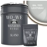 WO-WE 2K Poolfarbe Poolbeschichtung Schwimmbadfarbe SL450 Lichtgrau wie RAL