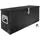 Trucky Deichselbox Schwarz Werkzeugkasten Truckbox Alu Box Anhänger Kiste mit Deckel Abschließbar Alubox Transportbox Werkzeugbox Aluminium Aufbewahrungsbox D080