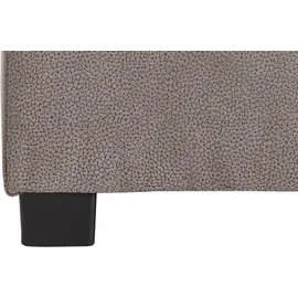 sit&more Polsterhocker Pandora Mikrofaser 58 x 45 x 58 cm Grau