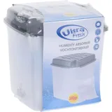 EDM Luftentfeuchter + Nachfüllpack 350 g, weiß mit grauem Deckel