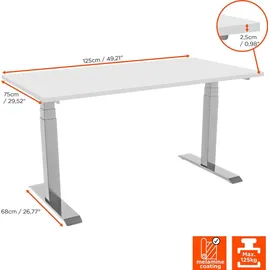 Celexon Schreibtisch Professional eAdjust-58123 125 x 75 cm