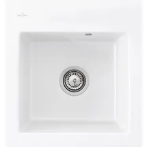 Villeroy & Boch Subway 45 XS weiß alpin + Handbetätigung + Lochbohrungen