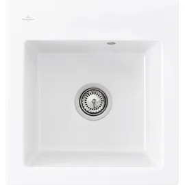Villeroy & Boch Subway 45 XS weiß alpin + Handbetätigung + Lochbohrungen