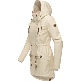 Ragwear Wintermantel "Elsie", Damen, Gr. M (38), beige, Außenmaterial: 65% Polyester, 35% Baumwolle. Innenfutter: 100% Polyester. Wattierung: 100% Polyester, tailliert ca.