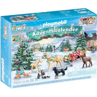Playmobil Horses of Waterfall - Adventskalender Pferde: Weihnachtliche Schlittenfahrt