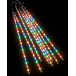vidaXL LED Meteor-Lichter 8 Stk. 50 cm Mehrfarbig 288 LEDs