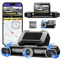 Azdome 4 Kanal 4K dashcam Auto 360 Grad mit