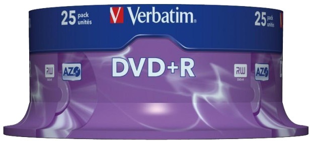 Verbatim DVD+R 16x 4,7GB 25er Verbatim