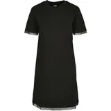 URBAN CLASSICS Shirtkleid Schwarz M