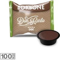 100 Kapseln Caffe' Borbone Blend Dek Entkoffeiniert don carlo lavazza A Modo Mio
