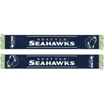 Great Branding Seattle Seahawks Schal Fanschal Scarf ** Team HD Knitted Jaquard Scarf ** in 145 x 20 cm - Einheitsgröße