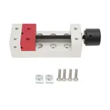 50 mm Mini Schraubstock Modellbau, Flachklemmen Tischschraubstock Mini Aluminium Flachklemme Woodworking Vise für Bohrmaschinenbefestigung