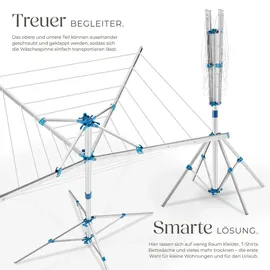Tectake Mobile-Wäschespinne