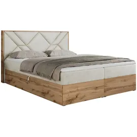 MKS Boxspringbett 180 x 200 cm H4 Beige