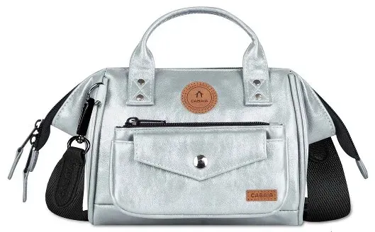 Cabaia Crossbody Iridescent Small Handtasche S 18 cm  blau