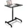 HJH Office 802111 Stehtisch STAND VM-SU 70x48 cm Schwarz