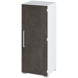 röhr Aktenschrank »Objekt Plus« 3 OH schmal Türanschlag rechts grau, 40x110.5x41.9 cm