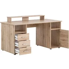 MÖBELPARTNER Schreibtisch Niels Wildeiche