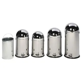 Proregal Klassischer Abfallsammler 40 l Silber