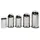 Proregal Klassischer Abfallsammler 40 l Silber