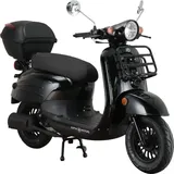 Alpha Motors Mofaroller Adria 50 ccm 25 km/h EURO 5 schwarz inkl. Topcase