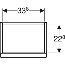 Geberit iCon 37x41,5x27,9cm, 1 Tür 502301JK1