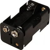 goobay Batteriehalter 4x Mignon Schwarz