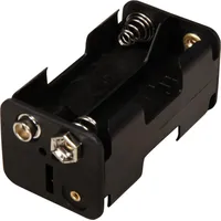goobay Batteriehalter 4x Mignon Schwarz