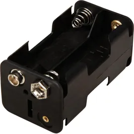 goobay Batteriehalter 4x Mignon Schwarz