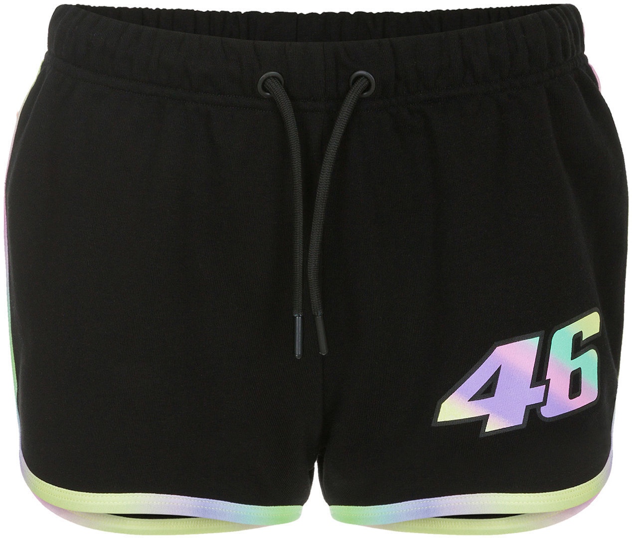 VR46 Number 46 Dames Shorts, zwart, XL Voorvrouw