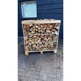 Brennholz | Palette von 0,30 RM | Mischholz aus Eiche, Buche, Birke & Erle