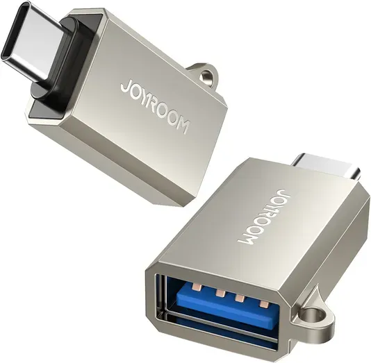 Joyroom Adapter DAC 2-in-1 Joyroom SY-C03 USB-C zu 2x - schwarz