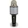 BONTEMPI | StarSync Karaoke - Drahtloses Mikrofon mit Lautsprecher und Lichteffekten für unbegrenzte Karaoke, 65x215x65 mm