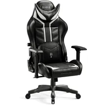 Diablo Chairs X-Ray Gaming-Stuhl schwarz/weiß Small