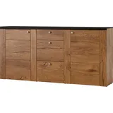 Home Affaire Sideboard »Larona, zeitlose Kommode mit 2 Türen, 3 Schubkästen, Türkommode,«, Höhe 84 cm, viel Stauraum, Anrichte mit dekorativer Rahmenoptik,