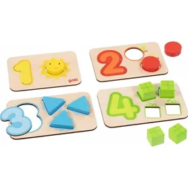 GoKi Puzzle Zählen und zuordnen 18 Teile (18 Teile)