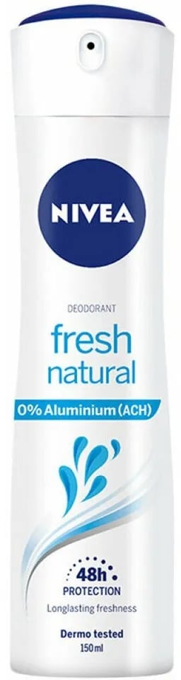 Nivea Deo-Zerstäuber Fresh Natural 0% Aluminuim Deodorant Spray 150ml