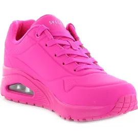 SKECHERS Uno Night Shades hot pink durabuck 38