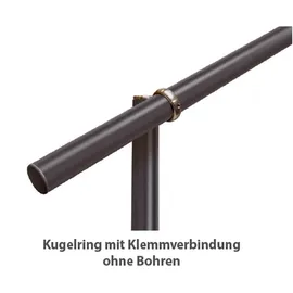 TREBA Eingangsgeländer GA5 115 cm Aluminium Anthrazit