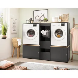 Schildmeyer Mehrzweckschrank »Solea«, BxH: 67,1 x 60 cm anthrazit, - schwarz