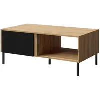 Mirjan24 Couchtisch, Braun, Rechteckig,Rechteckig, rund, 110x45x60 cm, Wohnzimmer, Wohnzimmertische,