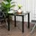 Outsunny Gartentisch 80 x 80 x 74 cm Schwarz