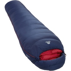 Mountain Equipment Damen Helium 400 Long Daunenschlafsack, LZ - Medieval Blue