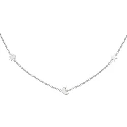caï Cai Damen-Kette 925er Silber 32013988 silber Weiss Damen 