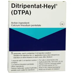 Ditripentat-heyl Injektionslösung Ampull 5X5 ml